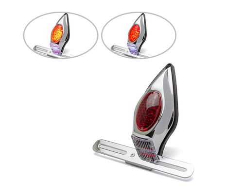 Led stop tail light chrome - tail,