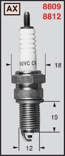 Champion candle for suzuki - candle,