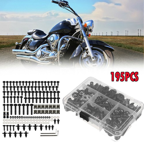 149x black fairing bolts nuts - bolts,